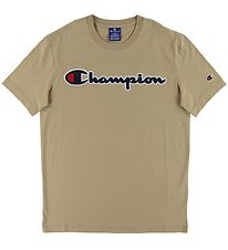 Champion Fashion T-Shirt - Khaki w. Logo