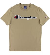 Champion Fashion T-Shirt - Khaki m. Logo