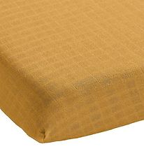 by KlipKlap Bed Sheet - 60x120 - Petite Collection - Ochre
