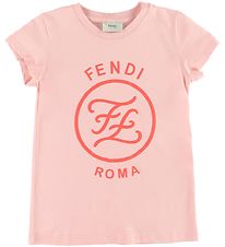 Fendi T-paita - Vaaleanpunainen, Logo
