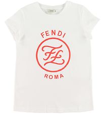 Fendi T-paita - Valkoinen, Logo