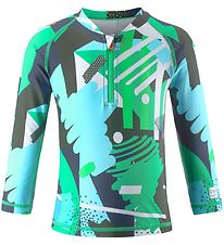 Reima Swim Top l/s - Tuvalu - UV50+ - Jungle Green