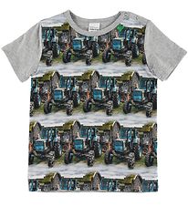 Freds World T-shirt - Farming Photo - Grey Melange