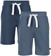 Minymo Sweatshorts - 2-pack - New Navy