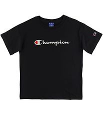 Champion Fashion T-paita - Musta, Logo