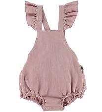 Little Wonders Summer Romper - Sidney - Dusty Pink w. Ruffle