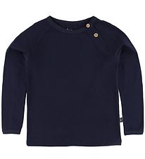 Little Wonders Long Sleeve Top w. Elbow Patches - Noah - Navy