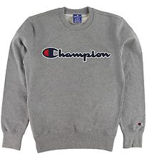 Champion Sweatshirt - Grmelerad m. Logo