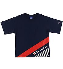 Champion Fashion T-Shirt - Marine av. Imprim
