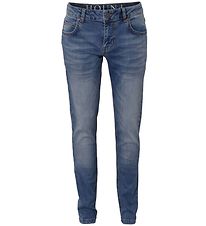 Hound Broek - Xtra Slim Jeans - Blue Denim