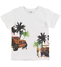 Hust and Claire T-shirt - Ash - White w. Print