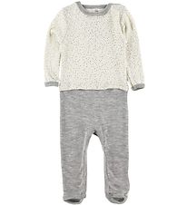 Engel Pyjamahaalari - Villa/Silkki - Neutral, Tulosta