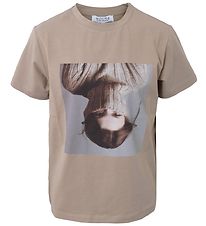 Hound -T-Shirt - Latte m. Print
