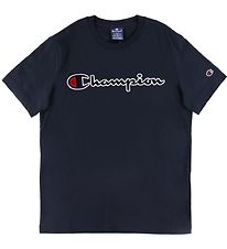 Champion Fashion T-Shirt - Navy m. Logo