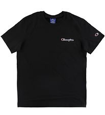 Champion Fashion T-Shirt - Zwart m. Logo