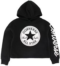 Converse Hoodie - Zwart m. Logo