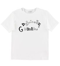 Dolce & Gabbana T-shirt - White w. Print