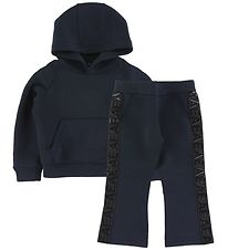 Emporio Armani Hoodie/Trousers - Navy w. Rubber