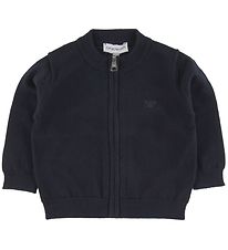 Emporio Armani Cardigan - Coton/Wool - Navy