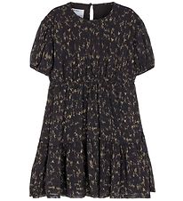 Designers Remix Dress - Kiely - Black w. Camel Print