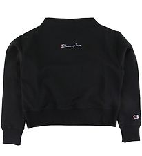 Champion Fashion Sweatshirt - Hoge hals/Crop - Zwart