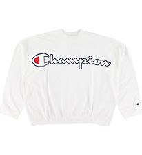 Champion Long Sleeve Top - White w. Logo