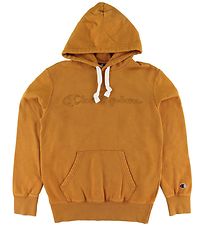 Champion Fashion Hoodie - Burned Orange w. Logo