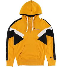 Champion Fashion Hoodie - Yellow w. Yellow/White