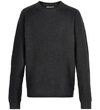 Cost:Bart Jumper - Wool/Viscose - Knitted - Kave - Black