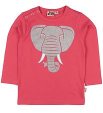 Dier Blouse - Snarl - Roze m. Olifant