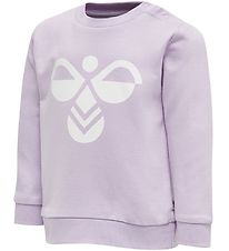 Hummel Sweat-shirt - HMLLemon - Violet av. Logo