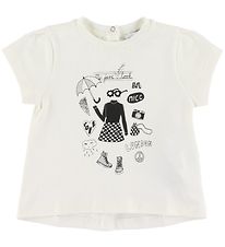 Emporio Armani T-shirt - Latte w. Print