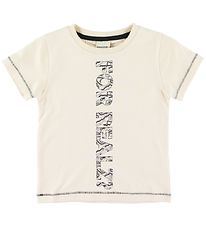 En Fant T-Shirt - Cream av. Texte