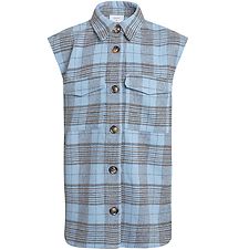 Grunt Vest - Nadya - Baby Blue w. Checkers