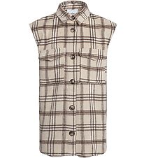 Grunt Vest - Nadya - Nature w. Checkers