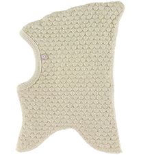 Smallstuff Balaclava - Wool - Double layer - Offwhite/Gold