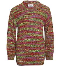 Mads Nørgaard Bluse - Acryl/Wolle - Kollina - Multi Neon-Orange