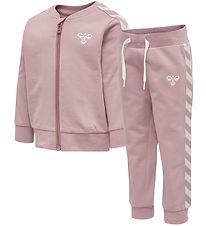 Hummel Sweat Set - HMLBille - Rose w. White