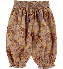 Mini A Ture Cordhose - Adjele - Sweet Curry m. Blumen