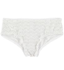 DIM Shorty - Microfibre - Blanc av. Logo