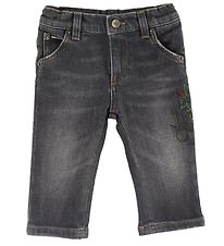 Dolce & Gabbana Jeans - Anthracite w. Embroidery