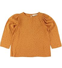 Soft Gallery Pullover - Gaelle - Orange m. Punkte