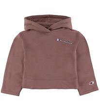 Champion Hoodie - Cropped - Brown