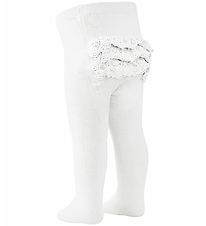 MP Tights - White w. Laces