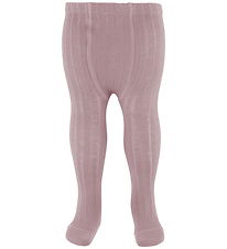 Condor Tights - Wool/Acrylic - Rib - Dusty Rose