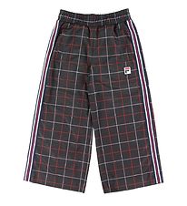 Fila Trousers - Grazia - Black w. Checks