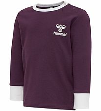 Hummel Blússa - hmlMaui - Plómulitað