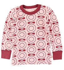 Katvig Pullover - Wolle - Pink m. pfeln