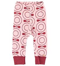 Katvig Leggings - Wolle - Pink m. pfeln