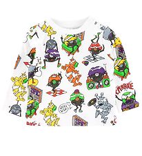 Stella McCartney Kids Genser - Music Monsters - Hvit